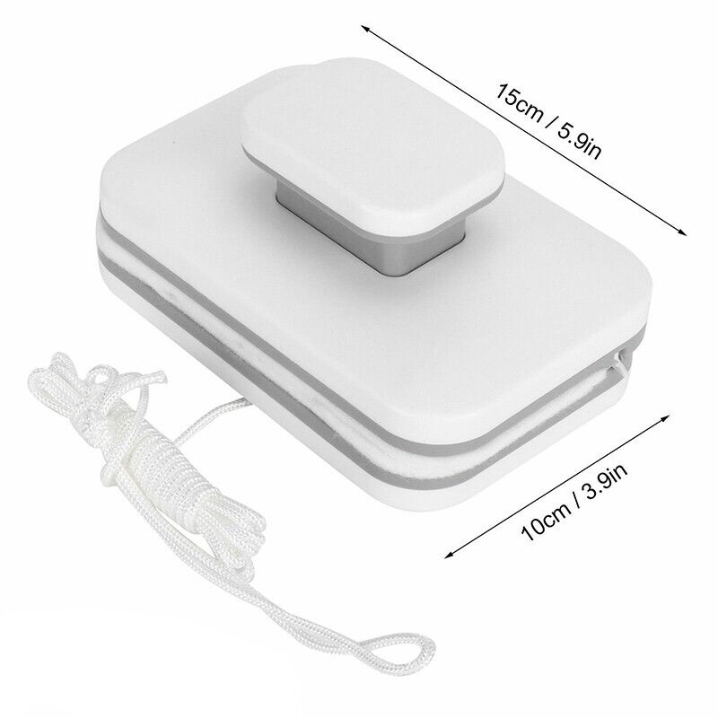 Magnetic Window Glass Cleaner Double Side Brush with Safety Rope