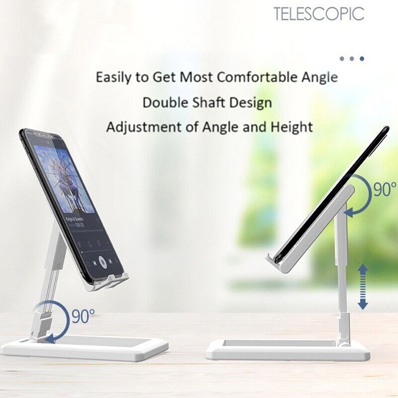 Foldable Adjustable Desk Stand Holder for Mobile Phone Tablet
