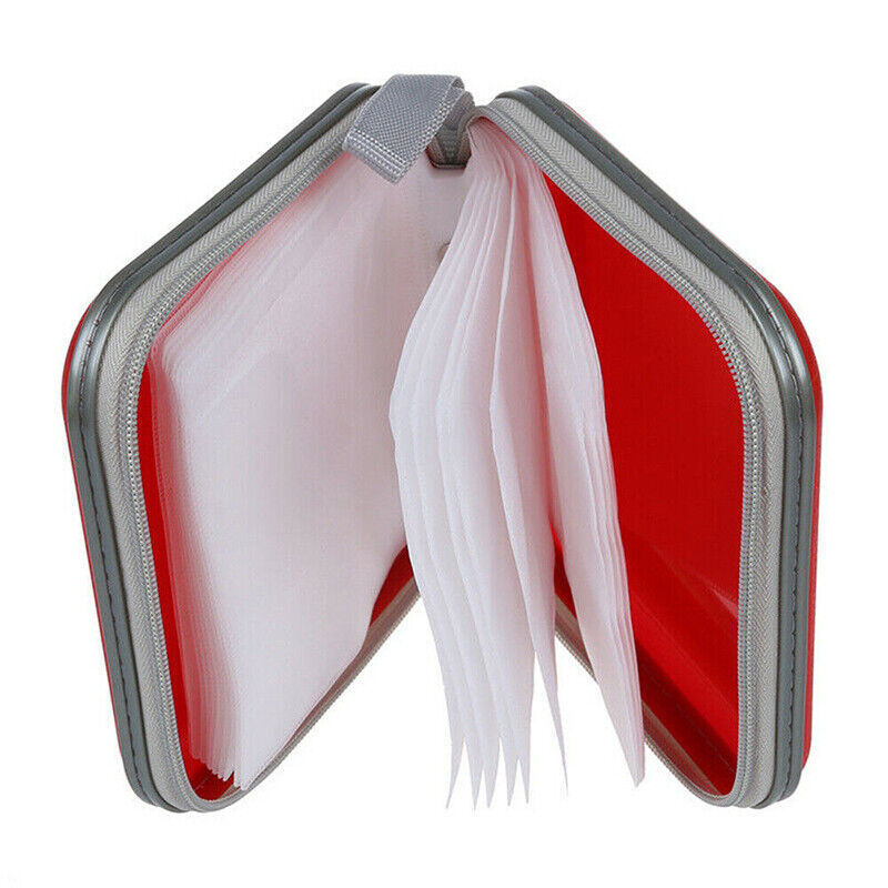 40 Disc CD DVD Wallet Sleeve Carry Case