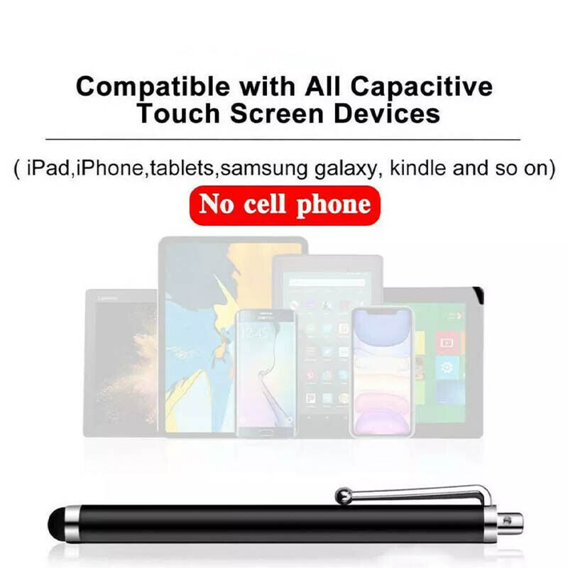10 Pcs Capacitive Stylus Pens Soft Tips for Tablets