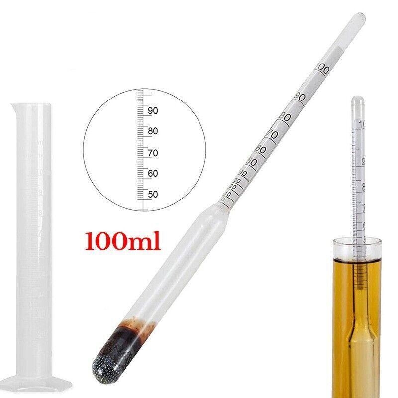 Alcohol Meter 0-100% Whiskey Moonshine Spirit Test