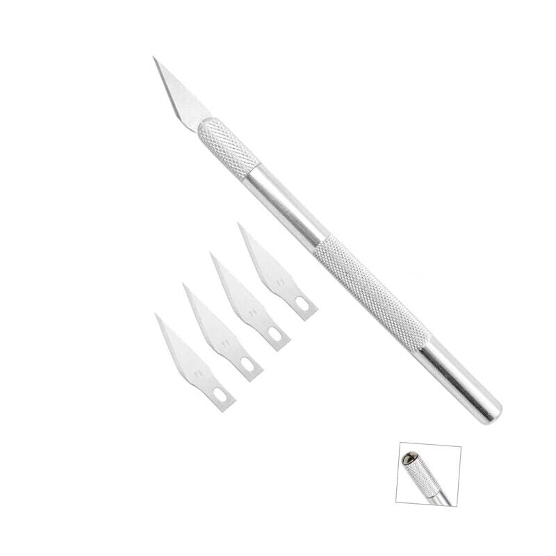 Precision Art Knife with 5 Replacement Blades Craft Cutting Tool