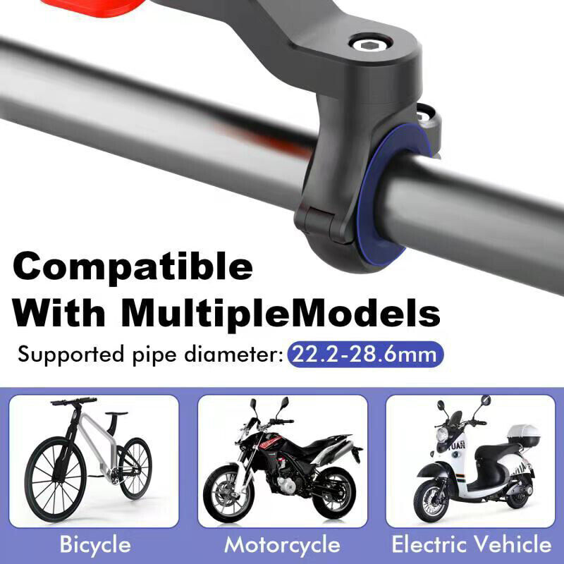 Bike Phone Holder Mount with Stick Adapter Bracket
