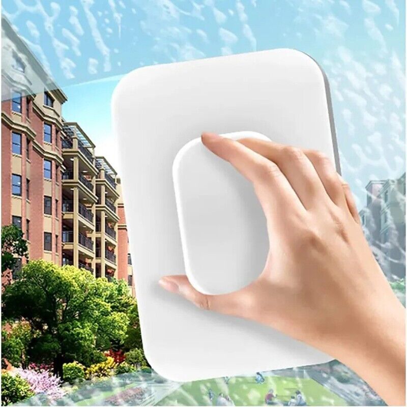 Magnetic Window Glass Cleaner Double Side Brush with Safety Rope