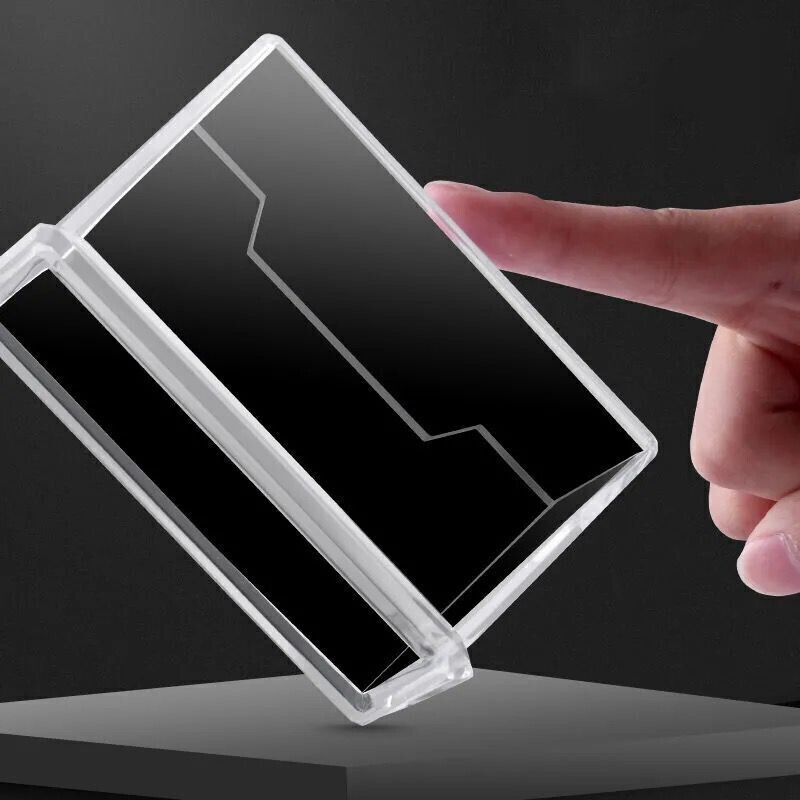 10PCS Clear Desktop Business Card Holder Acrylic Display Stand