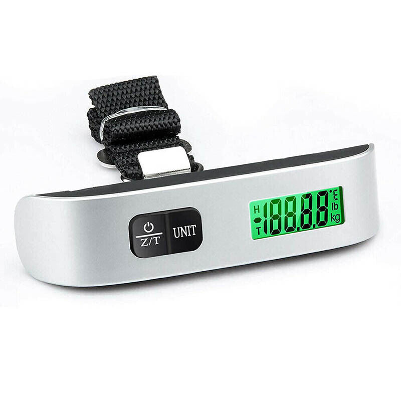 Portable Digital Luggage Scale LCD 50kg 10g Travel Weight Tool