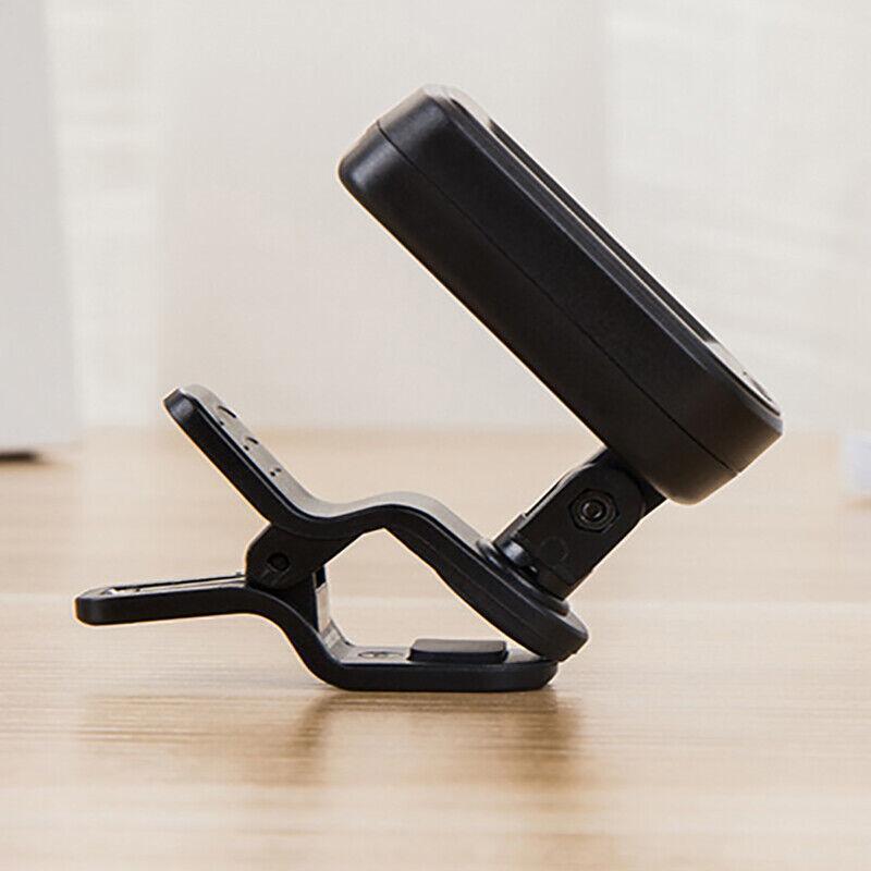 Multi-Function Clip Tuner with LCD for Guitar Bass