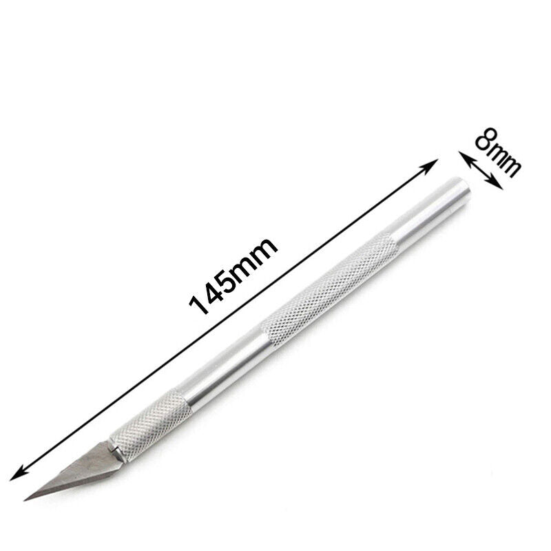 Precision Art Knife with 5 Replacement Blades Craft Cutting Tool