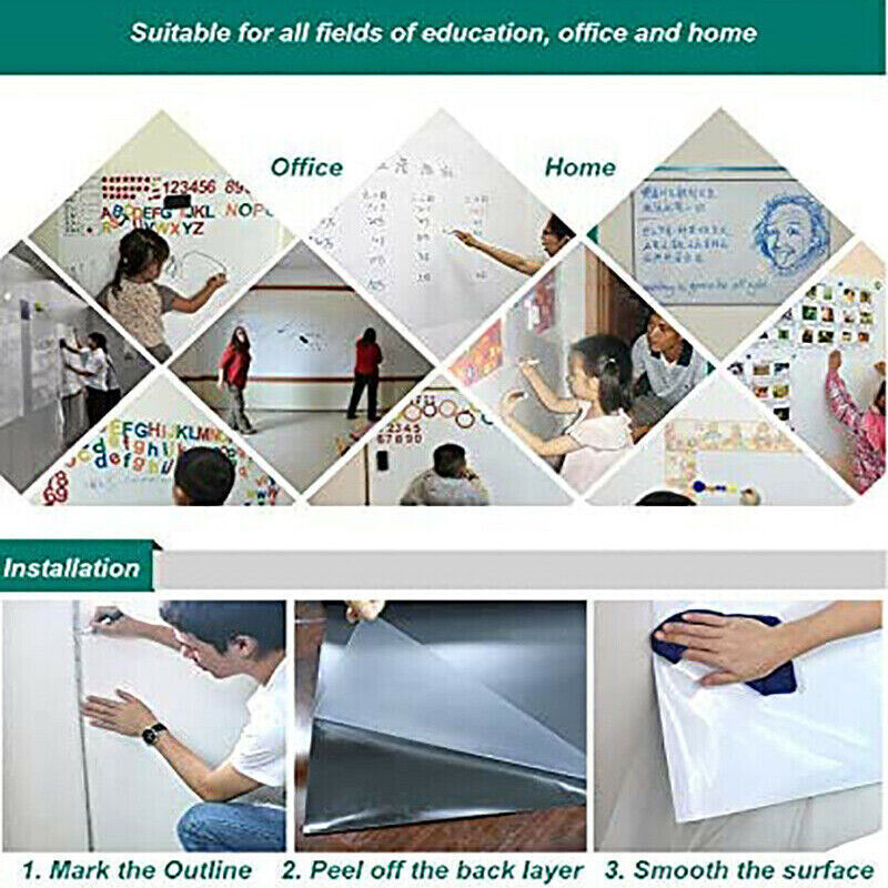 Magnetic Whiteboard A4 A5 Dry Erase Memo Board with Marker Set