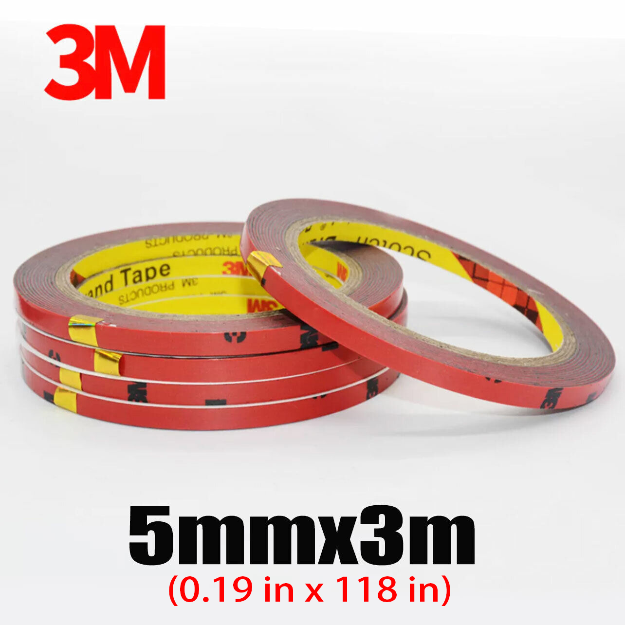 3M Strong Double-Sided Foam Tape Super Sticky for Vehicle & Craft