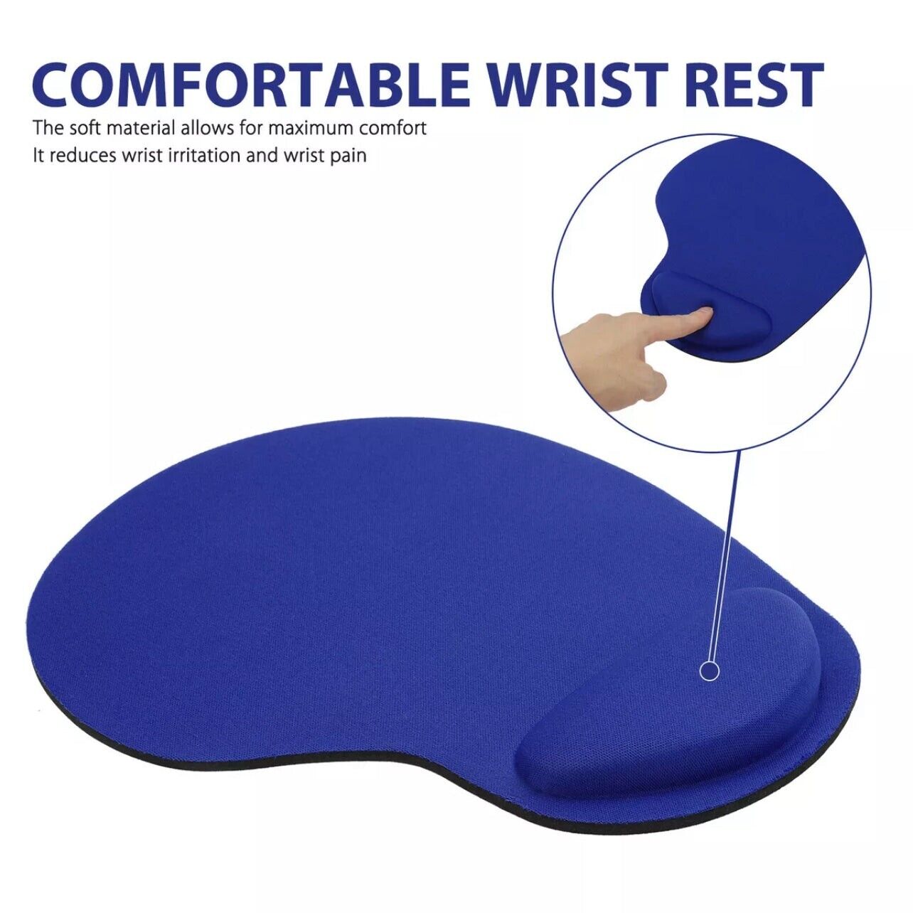 Ergonomic Wrist Support Mouse Pad Lycra Anti-Slip Ultralight