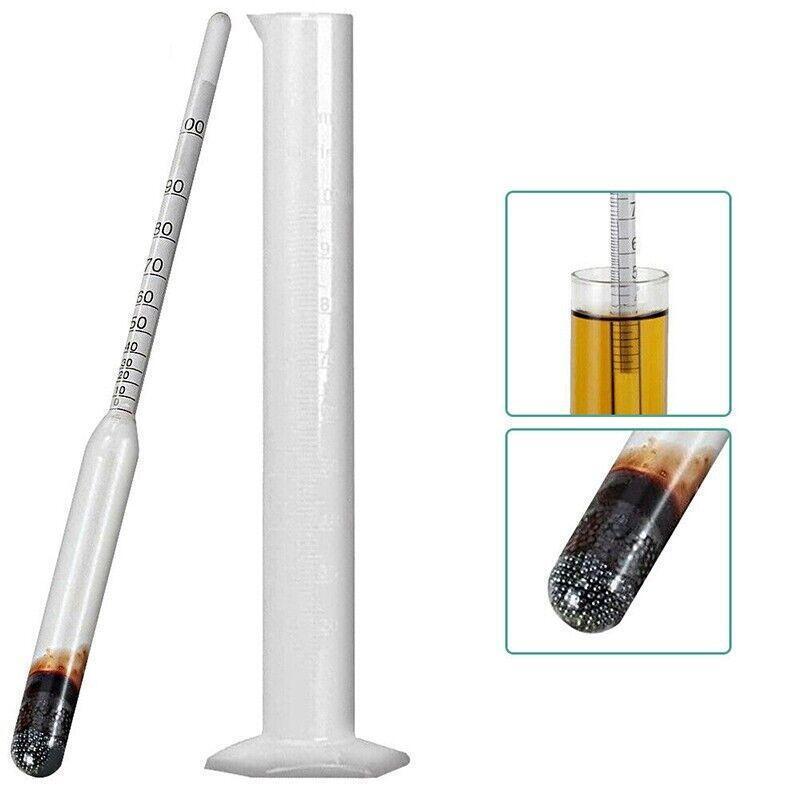 Alcohol Meter 0-100% Whiskey Moonshine Spirit Test