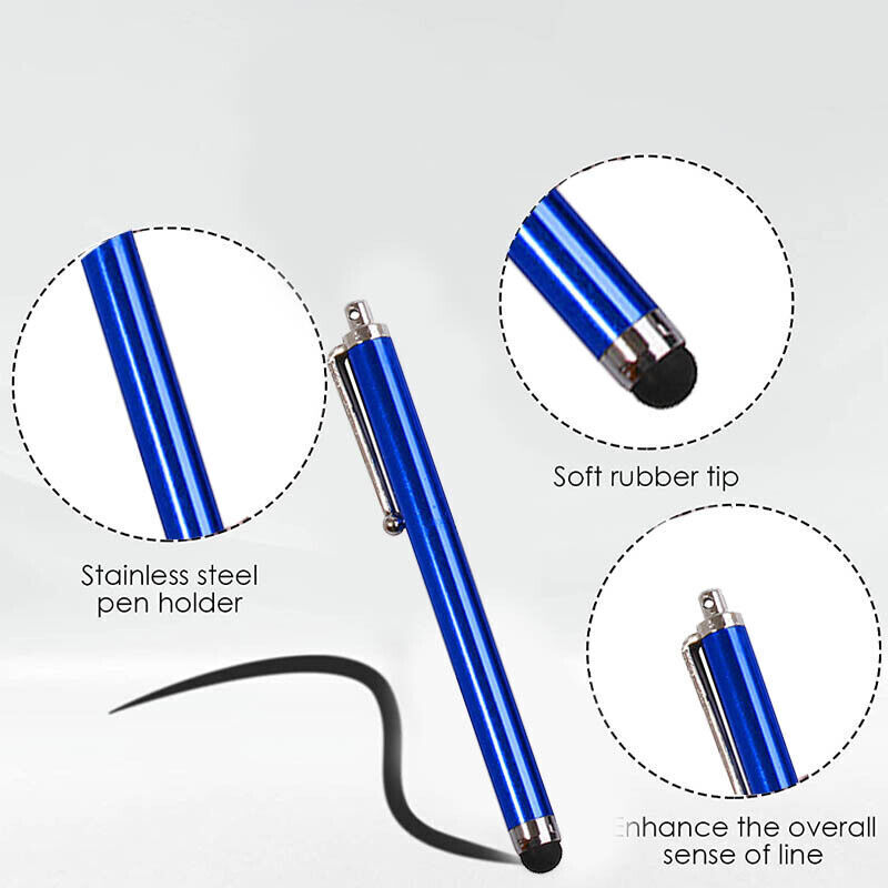 10 Pcs Capacitive Stylus Pens Soft Tips for Tablets