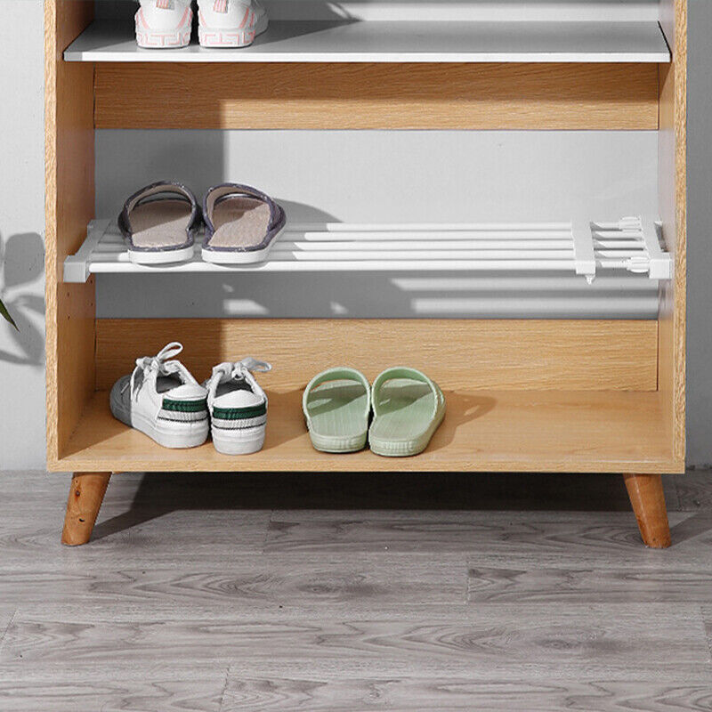 Adjustable Closet Shelf Organiser with Hanger Rod