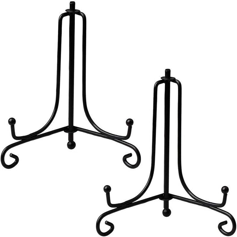 Iron Plate Display Easel for Photo Picture Bowl Dish