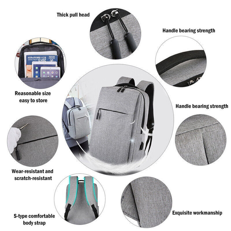 Canvas Waterproof Backpack for School Travel Business Bag