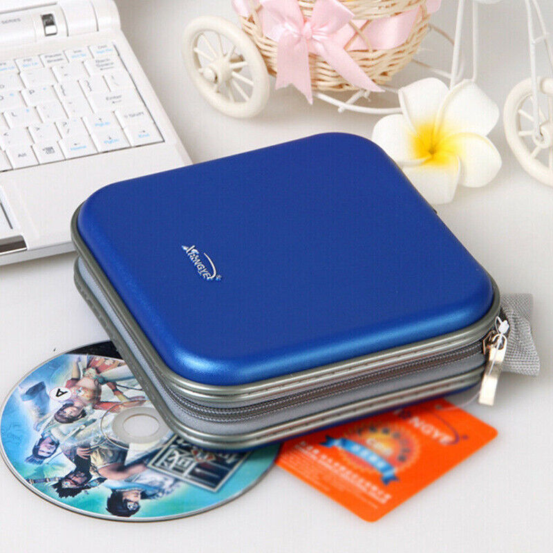 40 Disc CD DVD Wallet Sleeve Carry Case