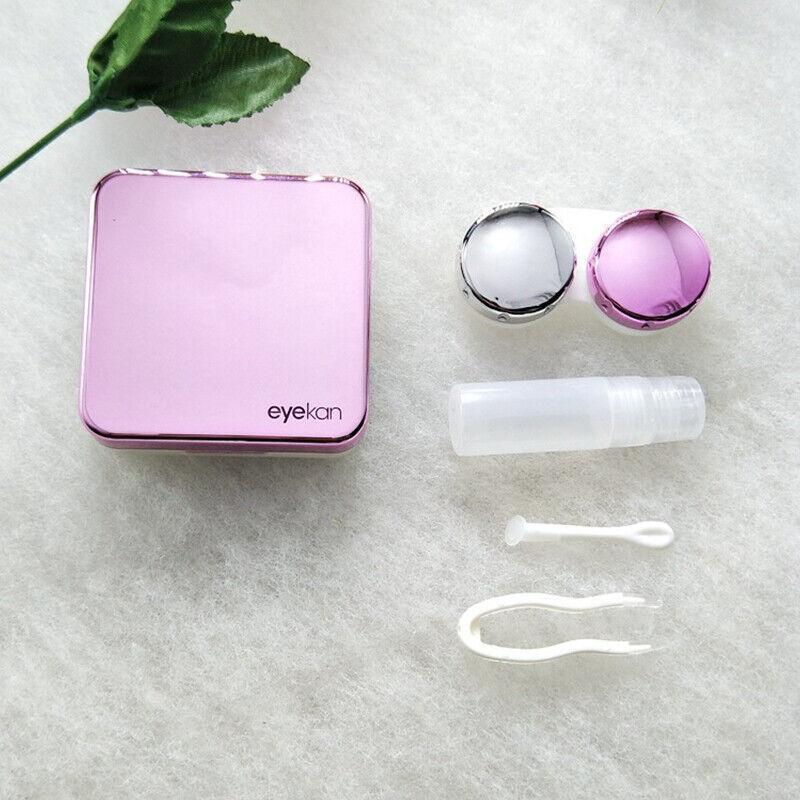 Contact Lens Case Kit with Tweezers and Remover