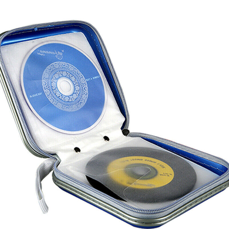 40 Disc CD DVD Wallet Sleeve Carry Case