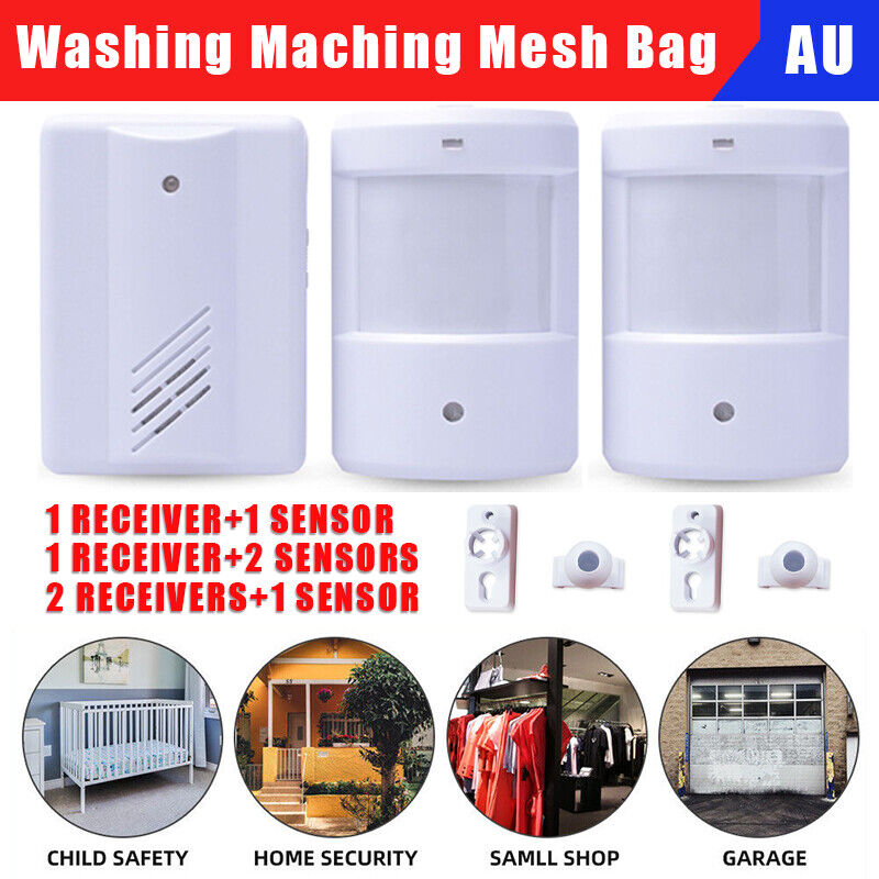 Wireless PIR Motion Sensor Door Chime 100m Range