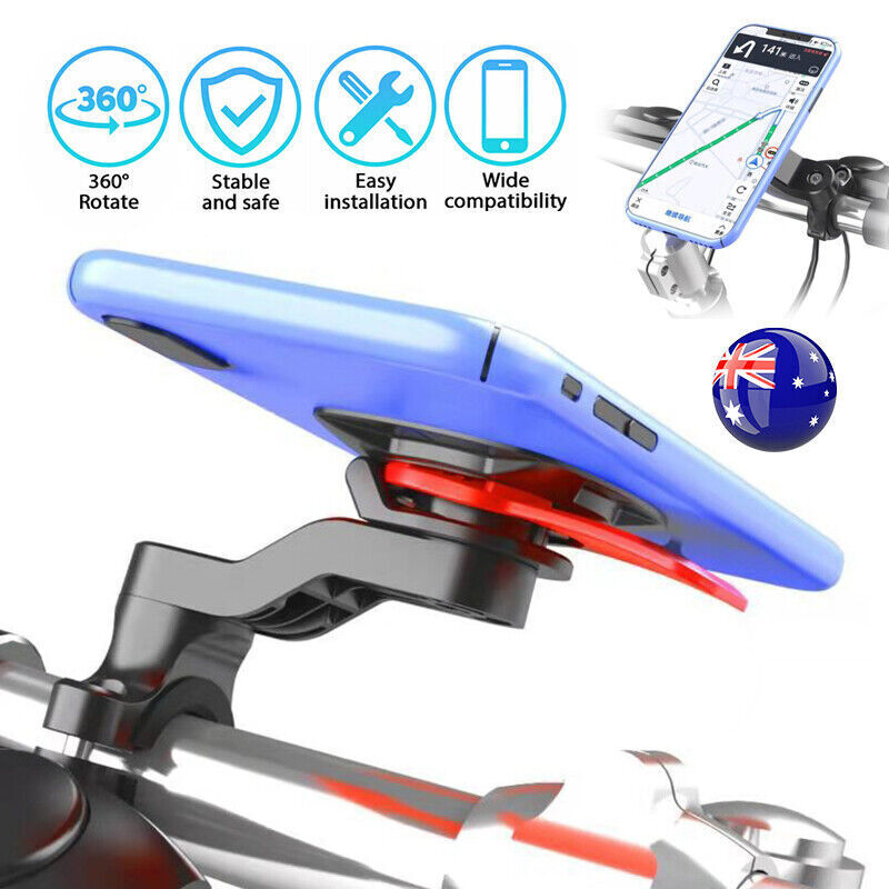 Bike Phone Holder Mount with Stick Adapter Bracket
