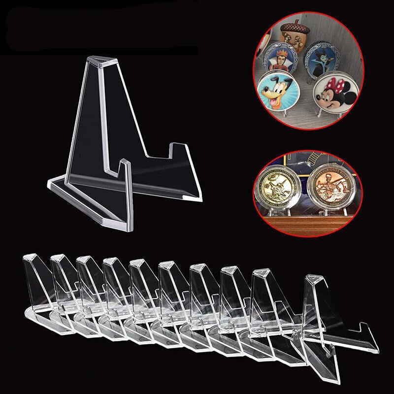 20 Pcs Acrylic Clear Display Stands Trading Cards