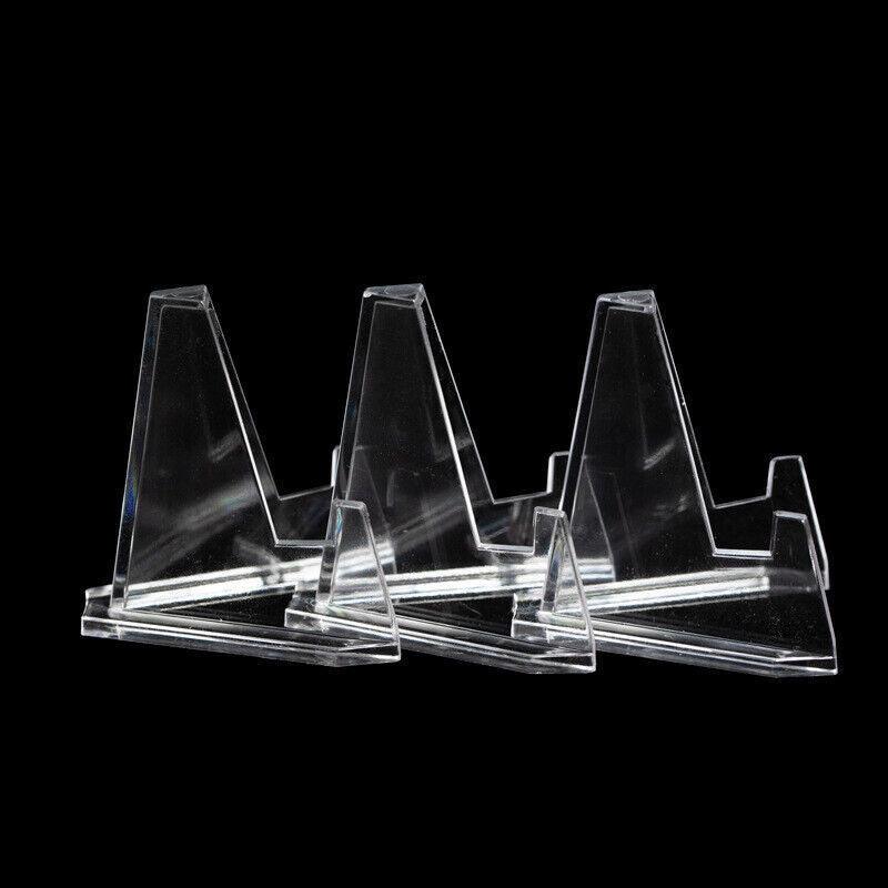 20 Pcs Acrylic Clear Display Stands Trading Cards