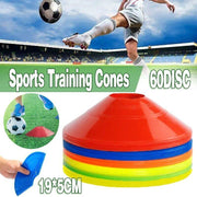 60pcs Sports Training Disc Cones Set