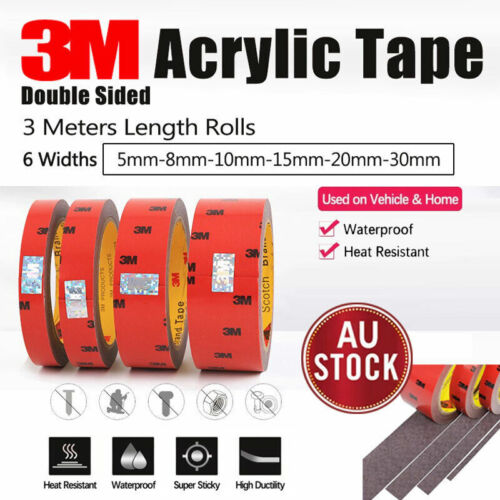 3M Strong Double-Sided Foam Tape Super Sticky for Vehicle & Craft