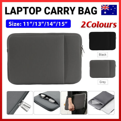 Laptop Sleeve Carry Bag Waterproof Nylon Case for Travel