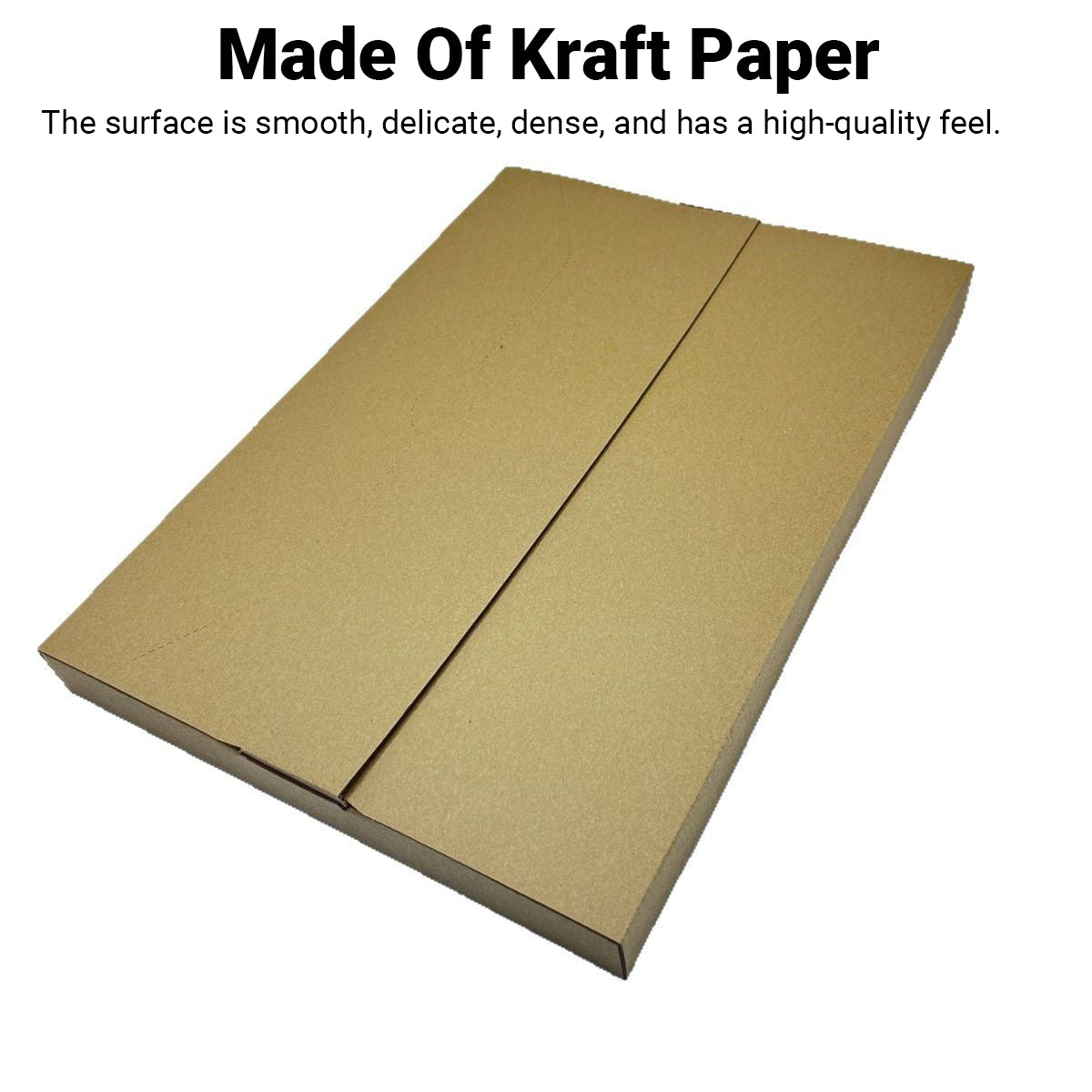 50Pcs Kraft Shipping Boxes Drop-Resistant Packing Set  for Ecommerce and Mailing