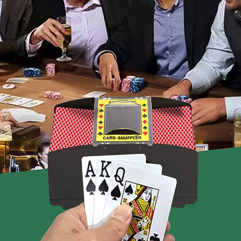 2-Deck Automatic Card Shuffler for Poker Casino