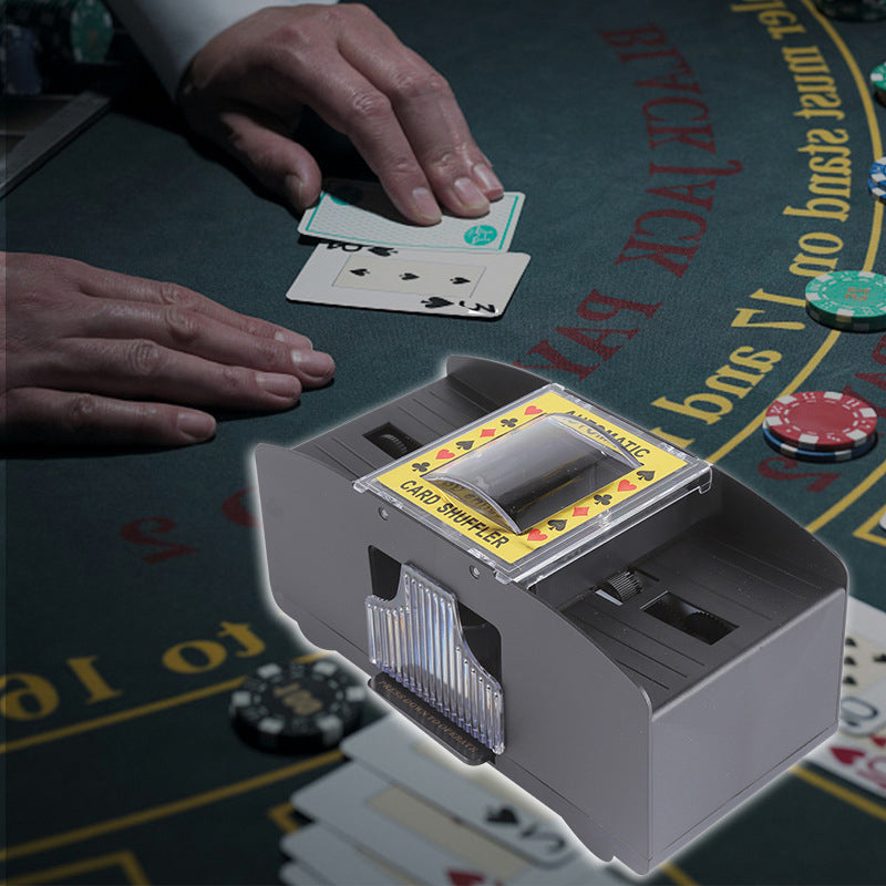2-Deck Automatic Card Shuffler for Poker Casino