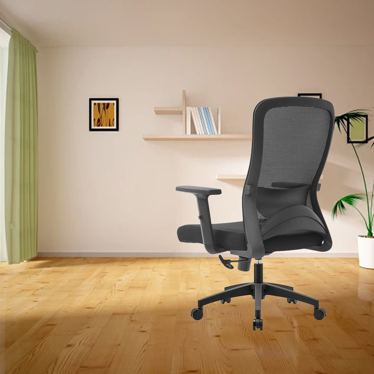 Ergonomic Mesh Office Chair with Adjustable Recline Black