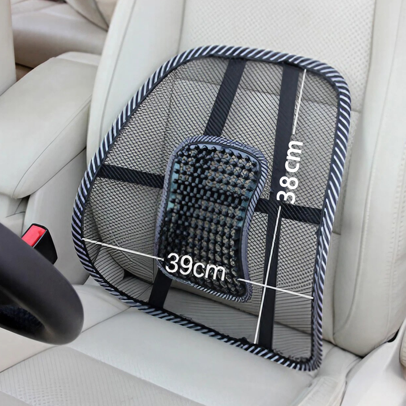 2pcs Mesh Lumbar Back Support Cushions
