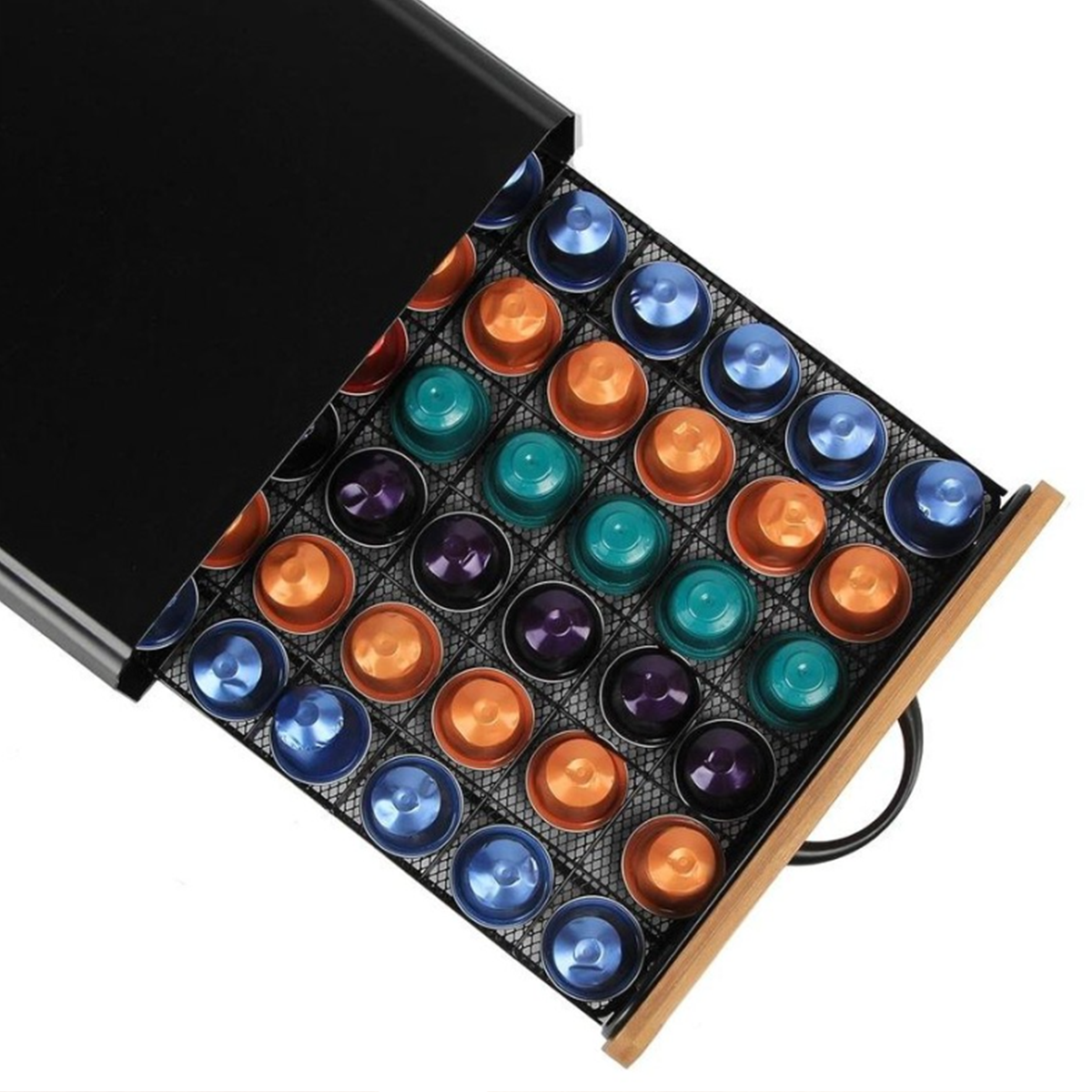 Metal Capsule Coffee Storage Box for 40 Pods