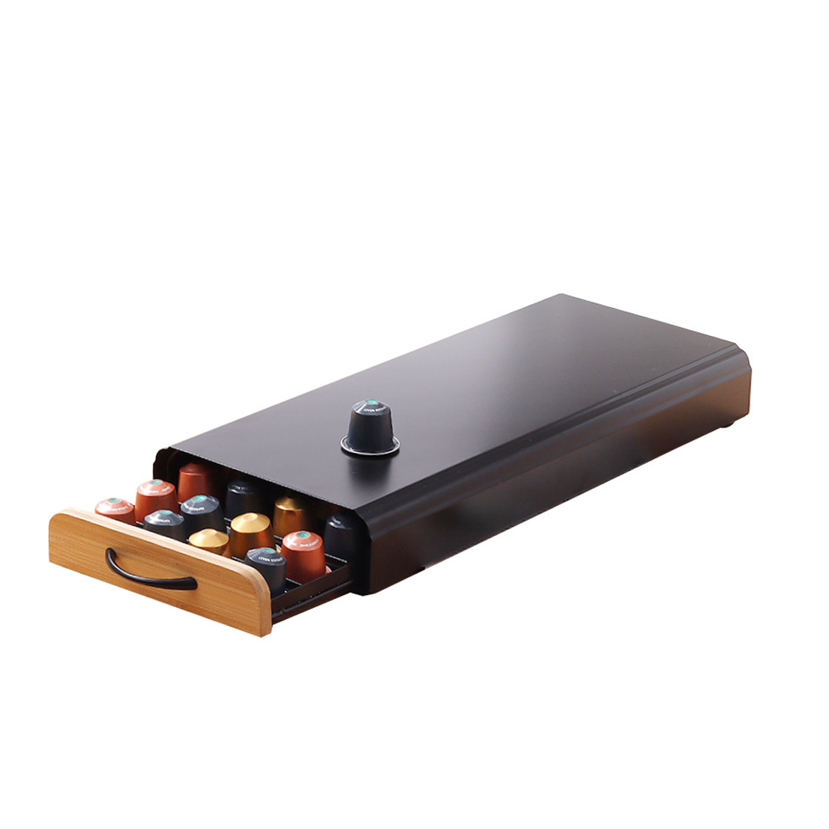 Metal Capsule Coffee Storage Box for 40 Pods