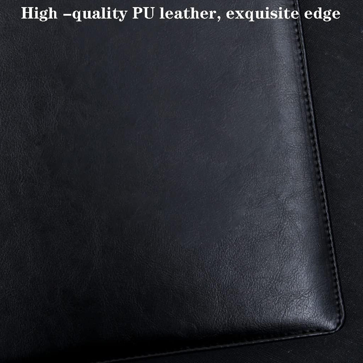 A4 Business File Folder PU Leather with Notebook Clipboard