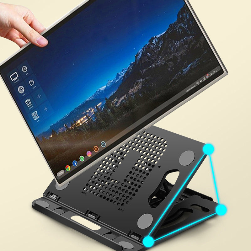 Foldable Adjustable Laptop Stand with 8 Angles and Cooling