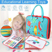 Montessori Busy Board Sensory Toy for Kids Learning