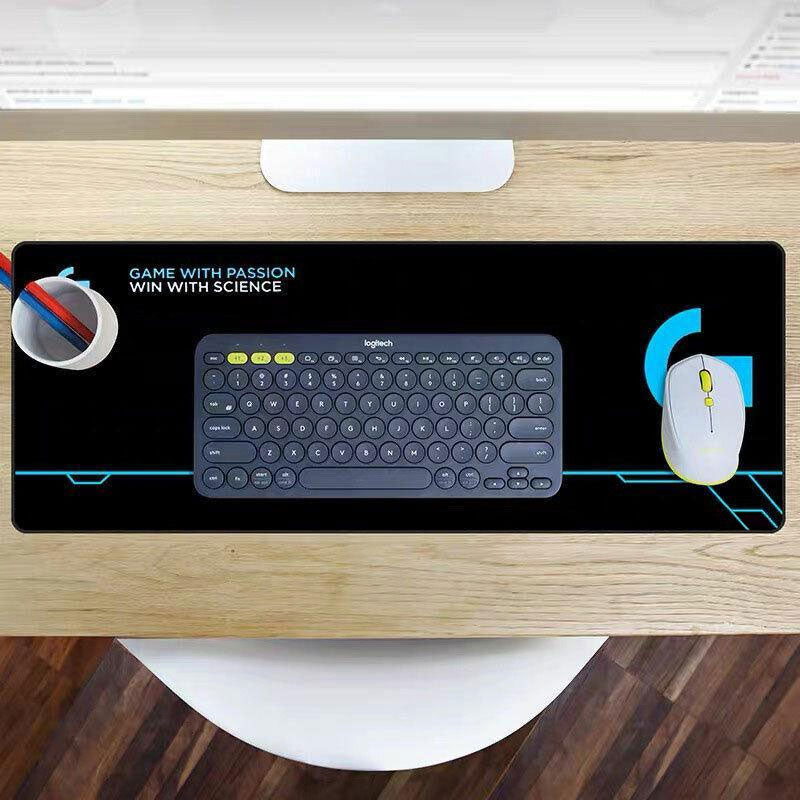 Logitech Gaming Mouse Pad Non-Slip Soft Cloth Black Rubber Base