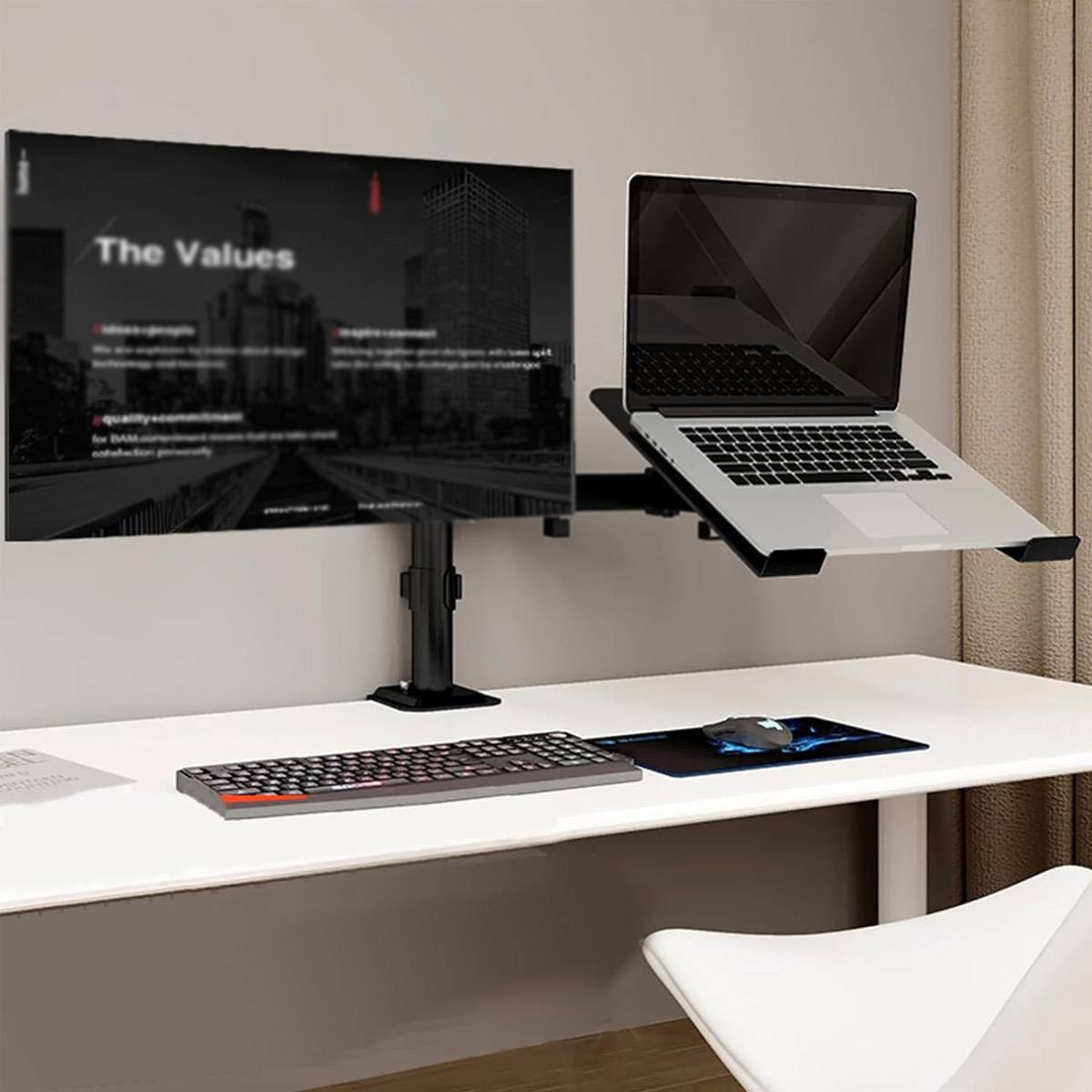 Single Monitor Desk Mount Arm for 15-32 Inch