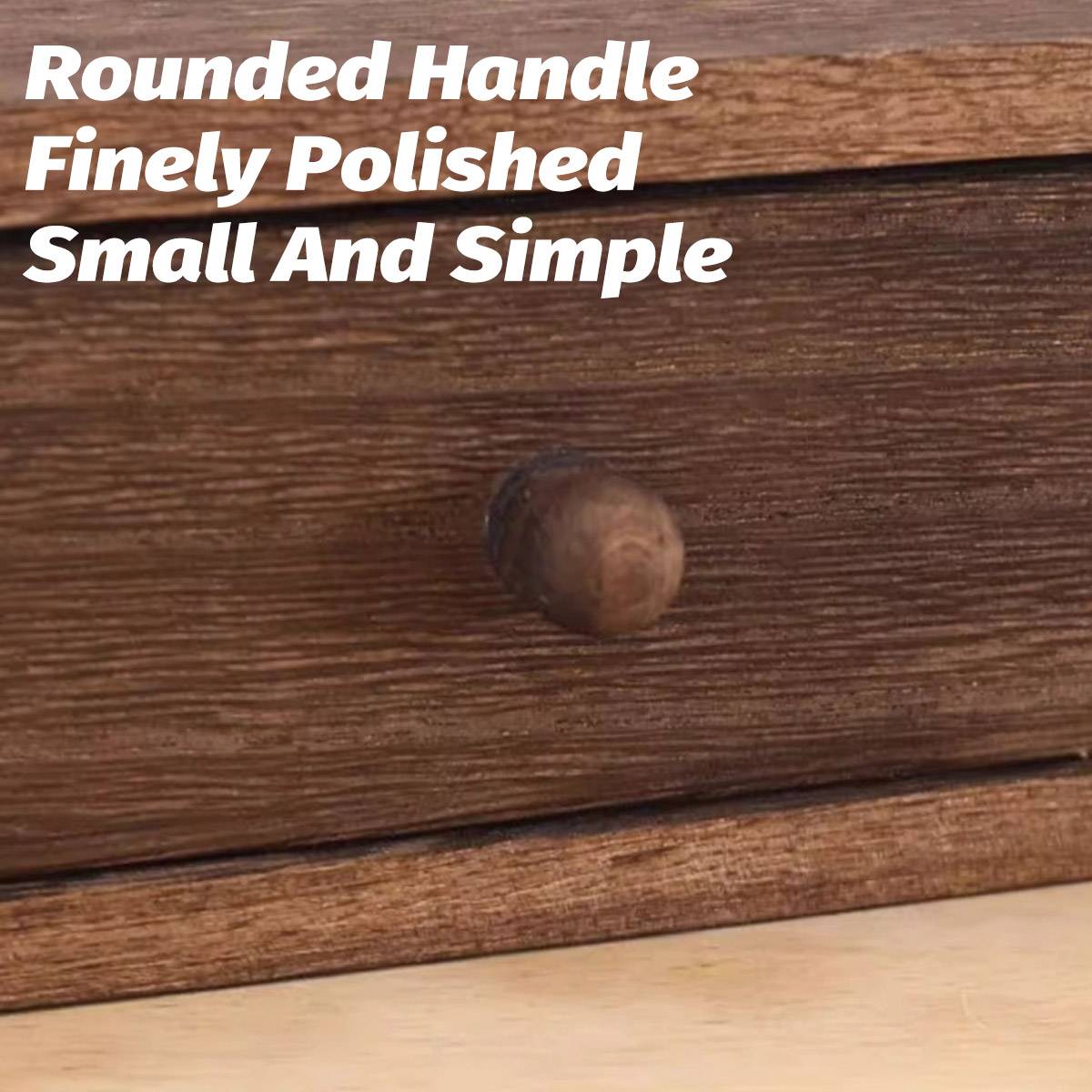 Wooden Riser with 3 Drawers Desktop Storage
