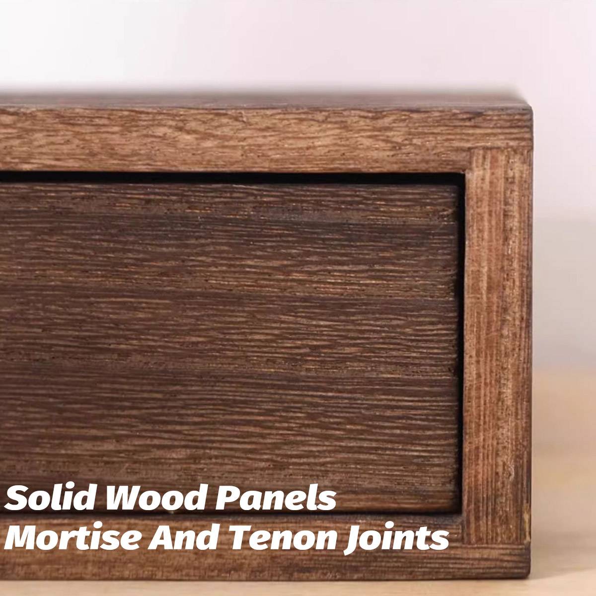 Wooden Riser with 3 Drawers Desktop Storage