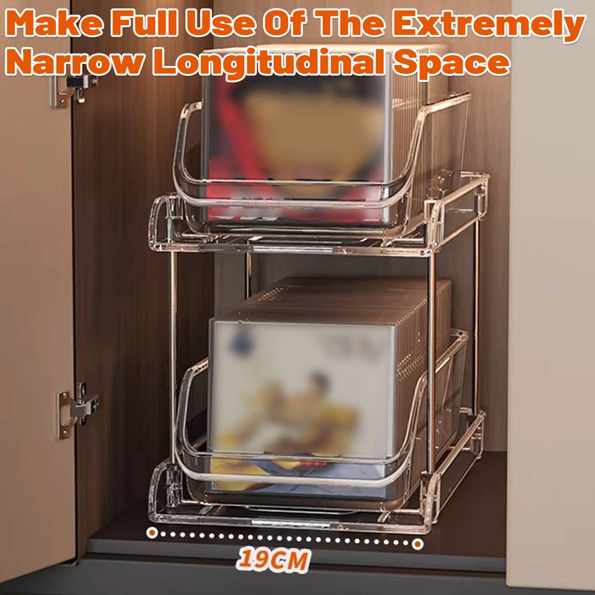 2-Tier CD DVD Storage Rack Desktop Vinyl Records