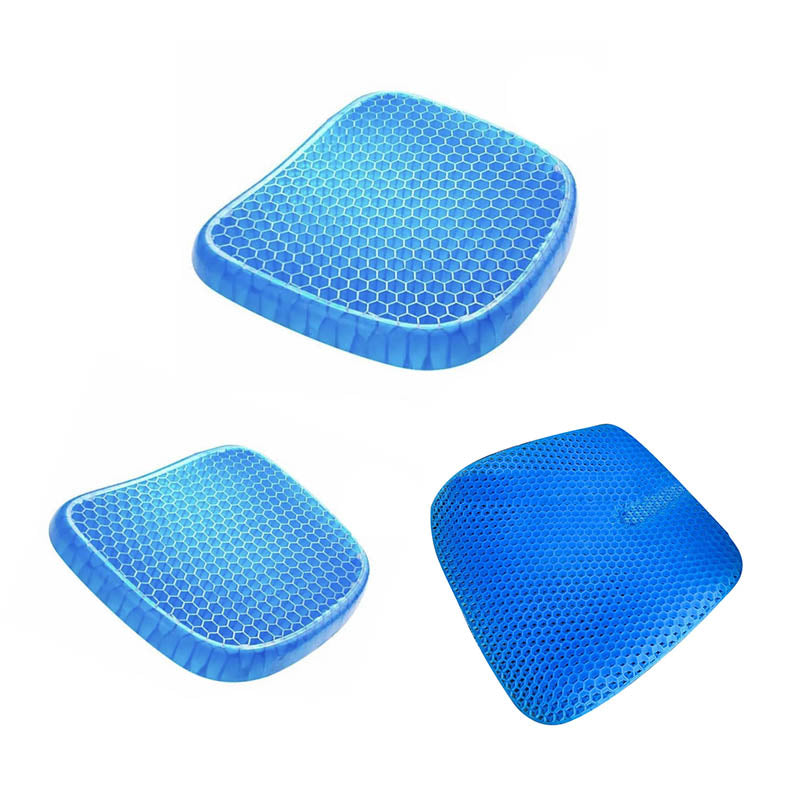 Gel Honeycomb Seat Cushion with Anti-Slip Cover