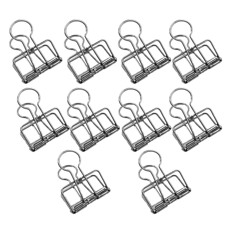 Hollow Swallowtail Metal Binder Clips Bookmark Style in 8 Colours