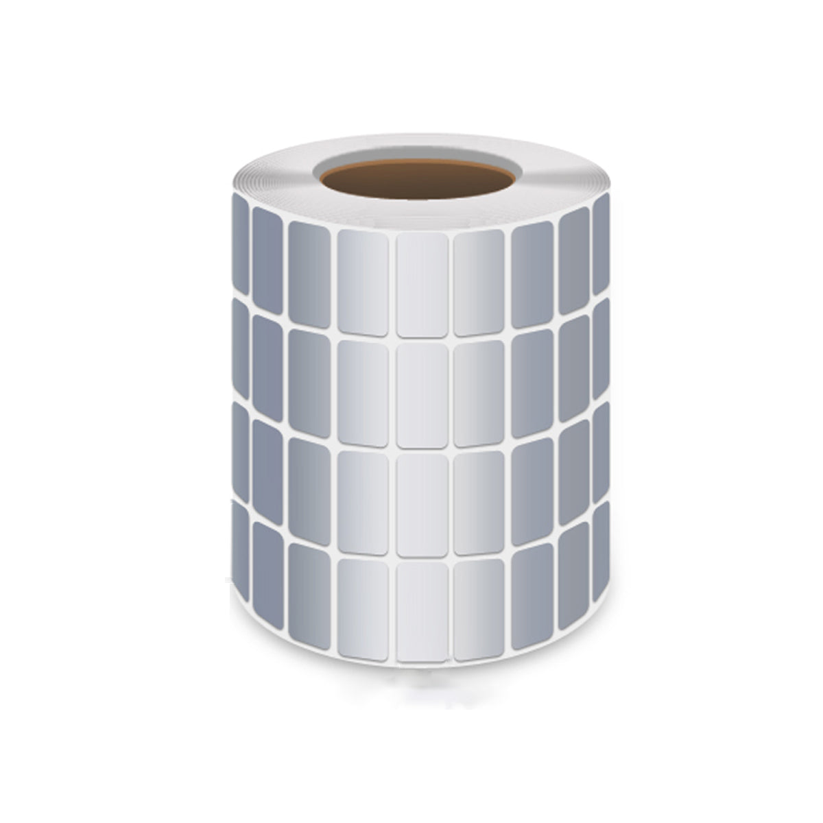 Silver PET Sticker Labels Waterproof Self Adhesive Thermal