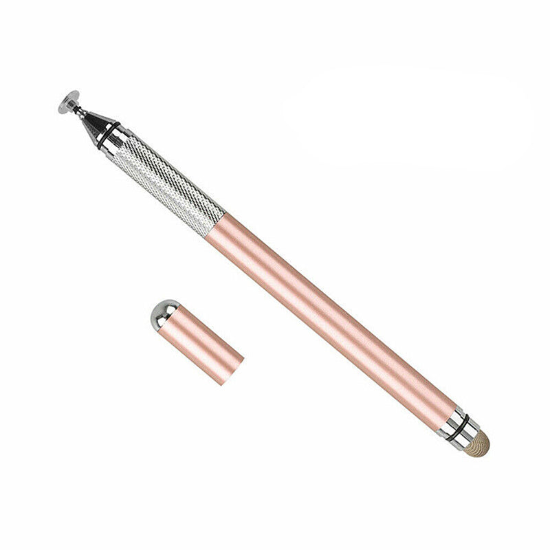 Capacitive Touch Screen Stylus 2-in-1 Fiber and Disc Tip