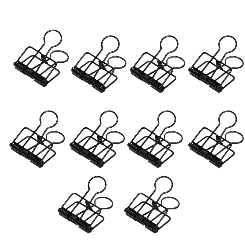 Hollow Swallowtail Metal Binder Clips Bookmark Style in 8 Colours